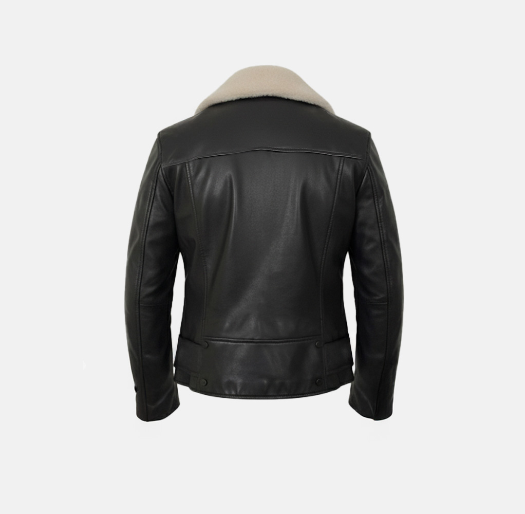 Super Flea Market+AllSaints+Black belted biker jacket +Brand archive 2